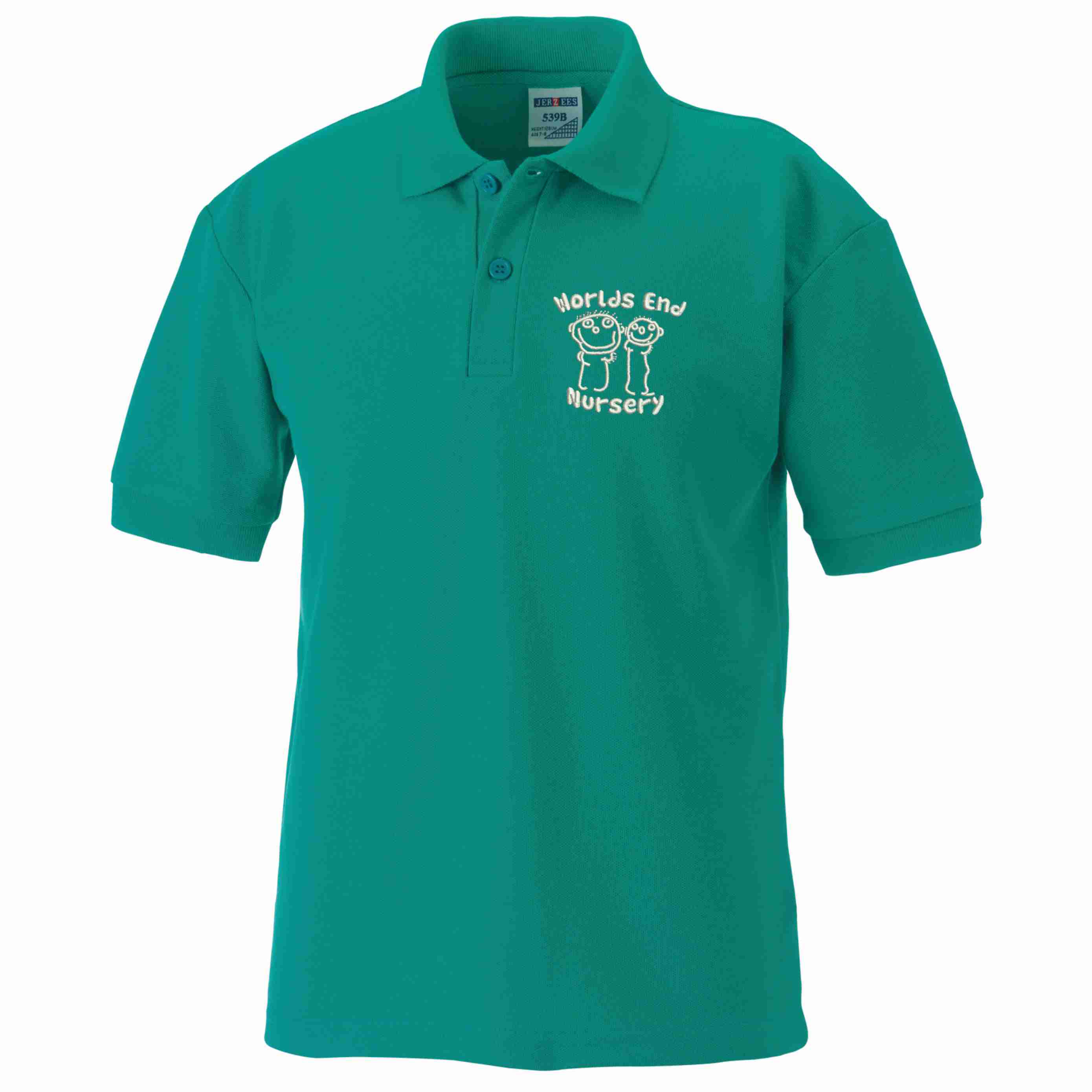 Nursery Poloshirt, embroidered logo