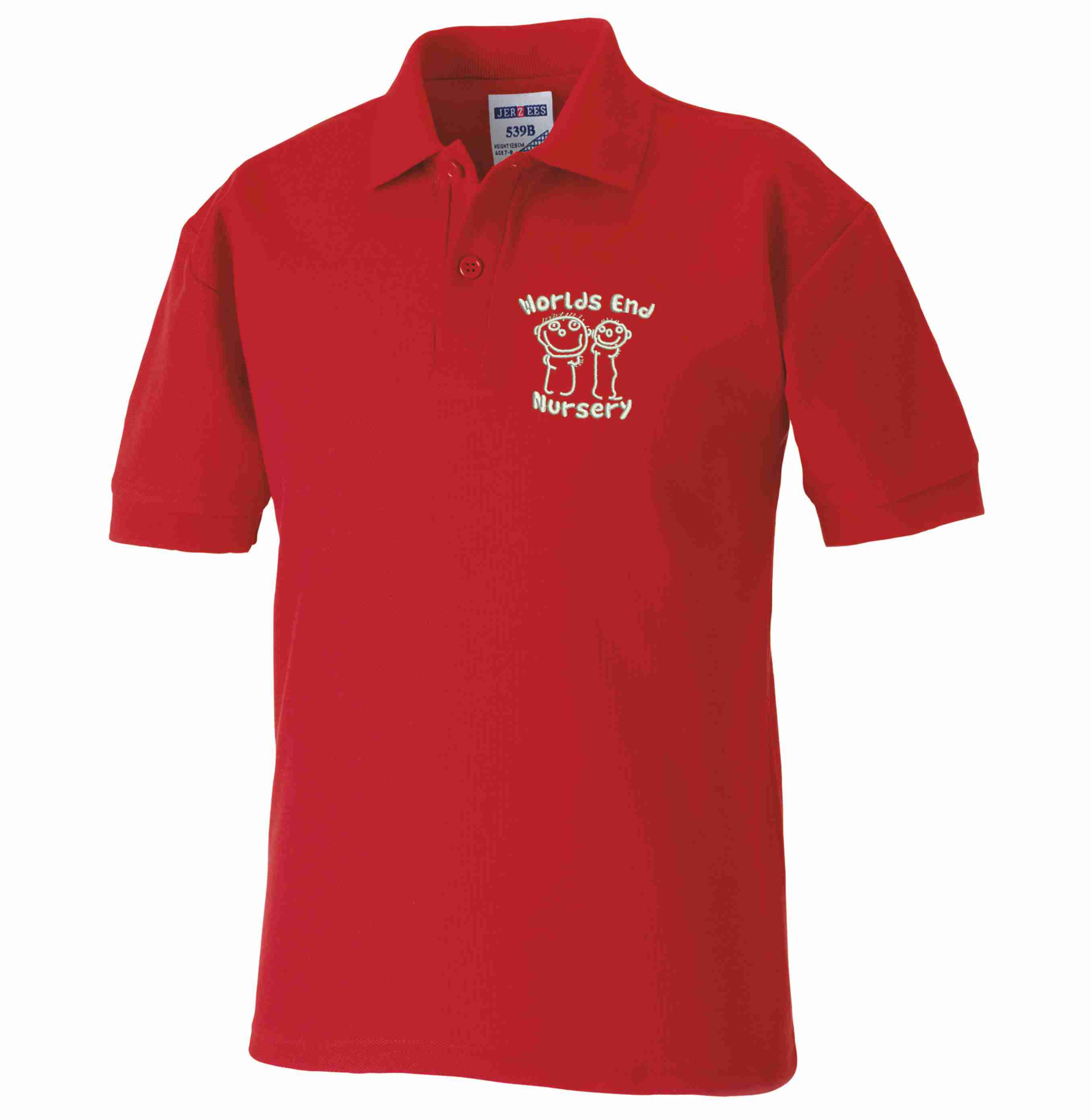 Nursery Poloshirt, embroidered logo