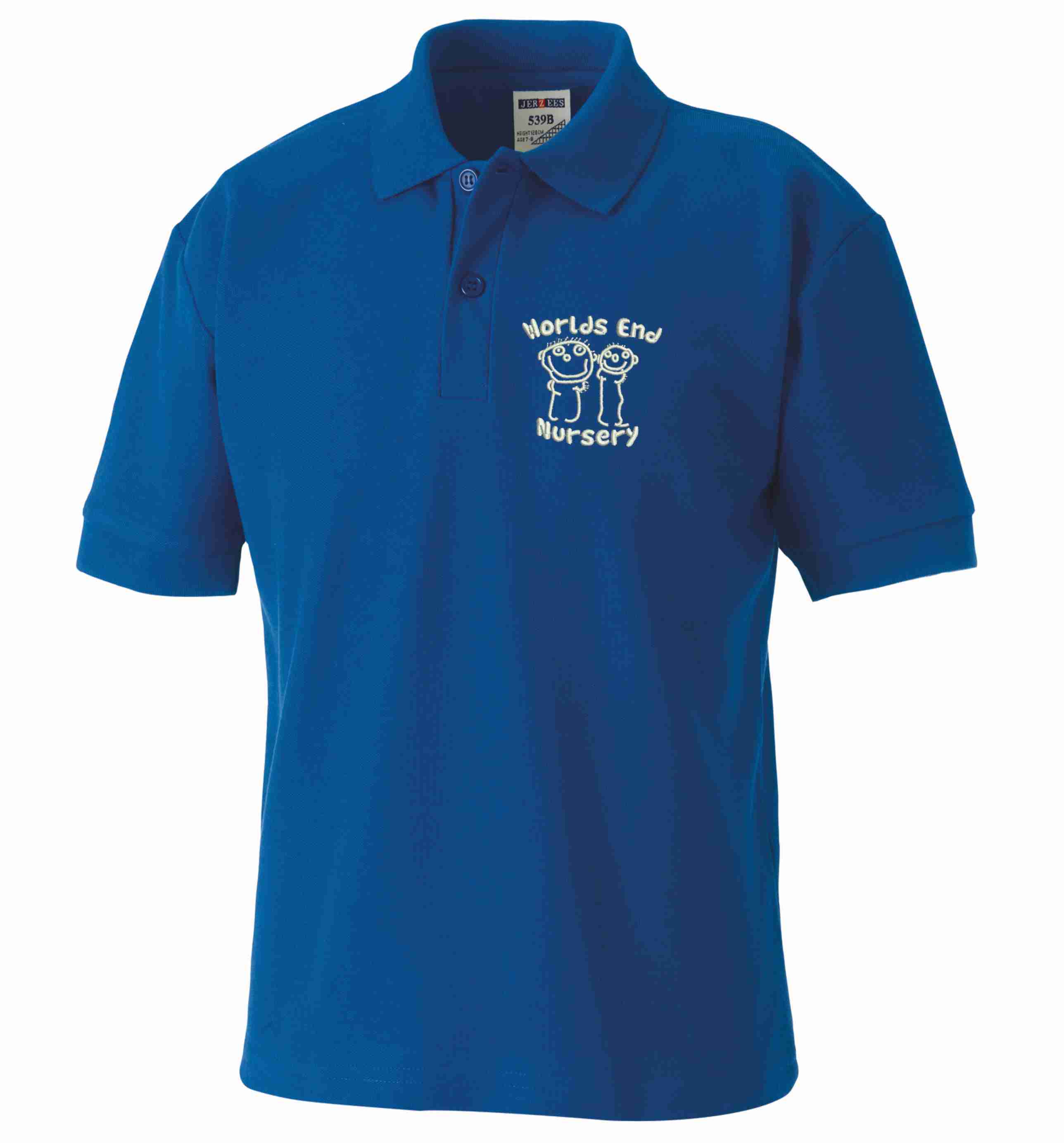 Nursery Poloshirt, embroidered logo